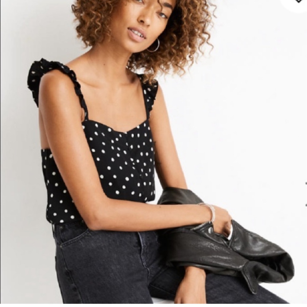 Madewell polka dot tank